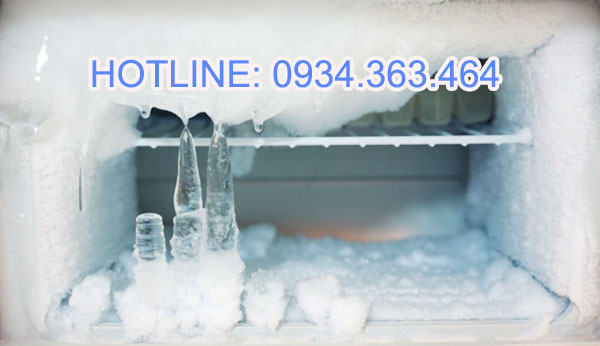 Tủ lạnh bị đóng tuyết